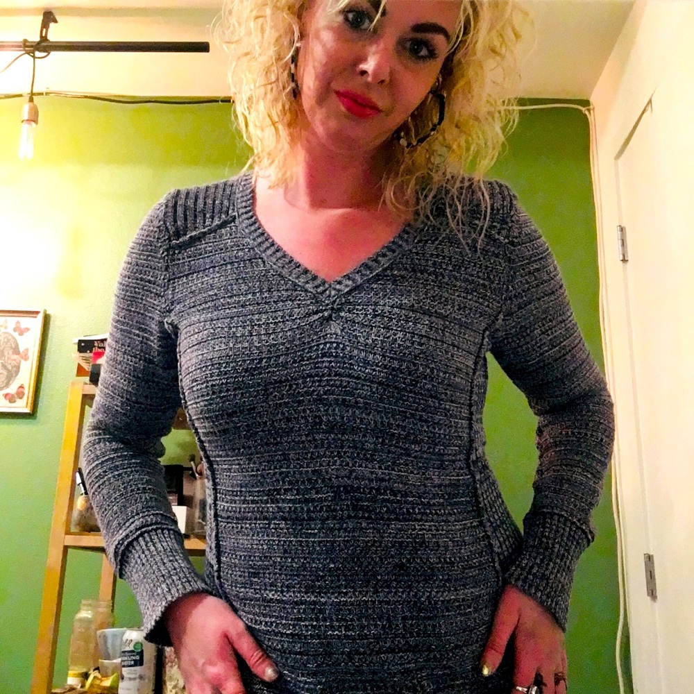 Blue Calvin Klein sweater
